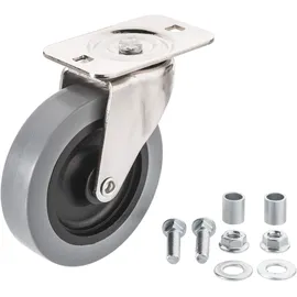 VIGOR Rollbrett Kunststoff silber