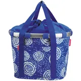 KLICKfix Bikebasket batik strong blue