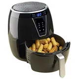 Rosenstein & Söhne Multi-Heißluft-Fritteuse 4,5 l schwarz