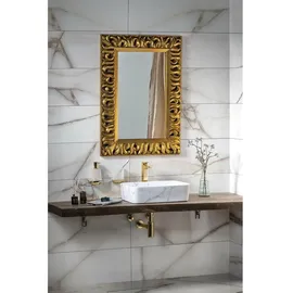 Sapho ZEEGRAS Rahmenspiegel, 70x100cm, Gold - Gold