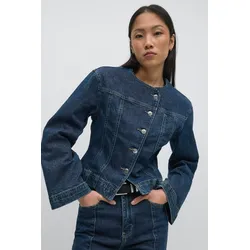 Tailored denim jacket - Blue - XS