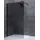 Aloni Eco Walk- In Duschwand aus Rauchglas schwarz 1400x2000mm