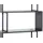 Mendler HWC-A27 Bücherregal 183 x 80 x 3D-Struktur cm Dunkelbraun