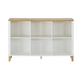 Paidi Kinderregal Lotte & Fynn 142,4 x 89,7 x 40,5 cm Eiche massiv weiß