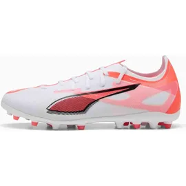 Puma Ultra 5 Match MG Herren PUMA White/PUMA Black-Glowing Red 46