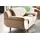 TRENDMANUFAKTUR Sessel Rondo Kunstleder 121 x 85 x 94 cm Beige mit Federkern