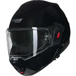 Nolan N120-1 Classico N-Com Klapphelm, schwarz, Größe 2XS für Männer