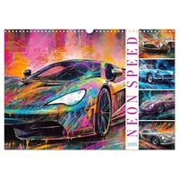 Calvendo Neon Speed (Wandkalender 2026 DIN A3 quer), CALVENDO