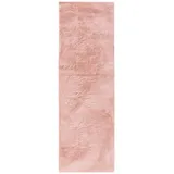 benuta Basic Fellteppich Furry Rosa 80x250 cm - Moderner Teppich für Wohnzimmer