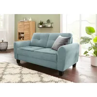2-Sitzer SIT & MORE "Varese", blau (aqua), B:174cm H:91cm T:90cm, Luxus-Microfaser ALTARA NUBUCK (100% Polyester);Luxus-Microfaser (100% Polyester), Sofas, inklusive Federkern