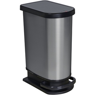 Rotho Mülleimer Paso mono 50 l, carbon,