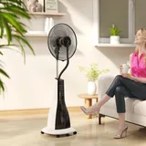 Homcom 125 cm Standventilator Schwarz