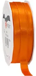 PRAESENT Doppelsatin 7181025-620 Orange 10 mm x 25 m 2 Stück