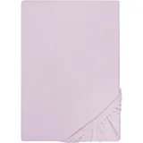 biberna Spannbettlaken Jersey 180 x 200 - 200 x 200 cm Flieder