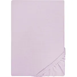 biberna Spannbettlaken Jersey 180 x 200 - 200 x 200 cm Flieder
