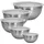 Intirilife 5-tlg. Schüssel Set Silber