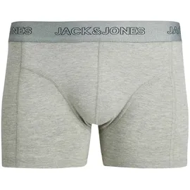 JACK & JONES JACCOOPER Boxershorts Blau / Grau / Schwarz XL 12er Pack