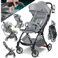 Kidiz Kinderwagen Premium Grau/Schwarz