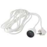 PremiumCord Verlängerungskabel 5 m 1 AC-Ausgänge Weiß