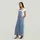 G-Star Skater Maxi Dungaree Kleid Blau L