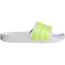 adidas Aqua Adilette Kids Cloud White / Solar Slime / Cloud White 39