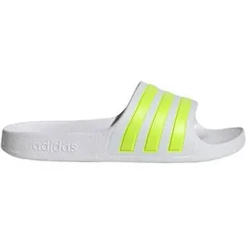 adidas Aqua Adilette Kids Cloud White / Solar Slime / Cloud White 39