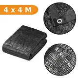 PRO PLUS Schattiernetz 6 x 4 m Schattentuch mit Sonnenschutz Ösen HDPE 60gsm Sonnentuch
