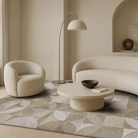 lola&moi Teppich, Diamond Beige, 80x150cm