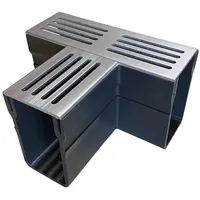 T-Stück UD Pro 65 silber für Entwässerungsrinnen-System