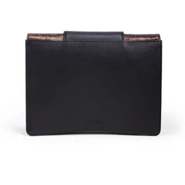 Gretchen Oyster Clutch Three Clutch Leder Black/Yellow/Brown