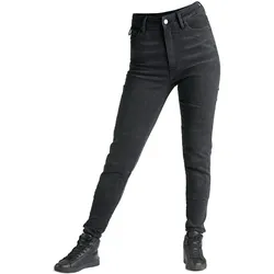 Pando Moto Kusari Cor Damen Motorradjeans, schwarz, Größe 28