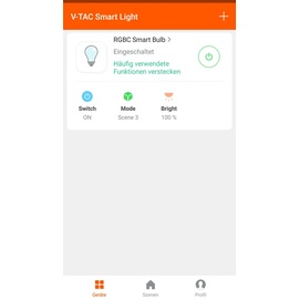 V-Tac VT-2756 - Smart Light, Lampe, E14, 5 W, RGBW, WLAN