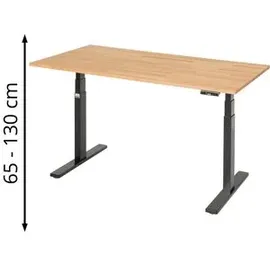 M-Wave Schreibtisch adlatus 100 Buche / Schwarz