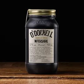 o ́donnell - moonshine - schnaps, kein honig Vanille Cream 17% Vol. 0,7 l