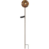 GLOBO LED Ahornblätter Erdspitz Rostfarbe, 91,5cm