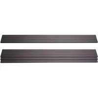 MCW Windschutz 180 x 100 cm Anthrazit WPC 4 St.