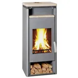 WAMSLER Kaminofen »Fulgor«, KO KF111, Leistung: 6 kW - grau