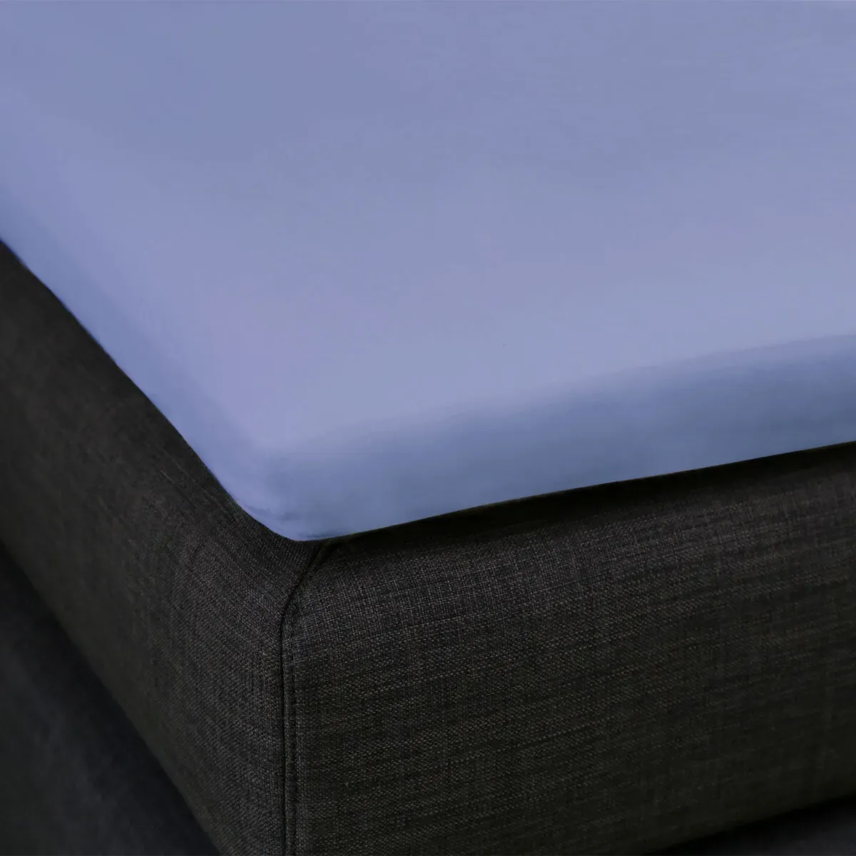 Formesse Split-Topper Spannbetttuch La Piccola Duo 2 180x200 cm | jeansblau - blau