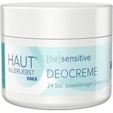 HAKA Deocreme 30g Deodorant ohne Aluminium und ohne Alkohol I 24h Deoschutz ohne Parfum I Mit Kokosöl, Sheabutter, Avocadöl, Olivenöl