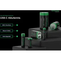 PATONA Premium USB-C AA 3000 mAh 16 St.