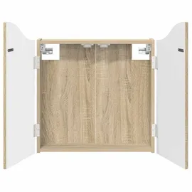 vidaXL Dartboard Schrank Sonoma-Eiche 56 x 12 x 63 cm Holzwerkstoff