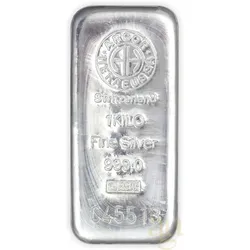 1 Kilogramm Silberbarren Argor Heraeus