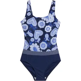 bonprix Badeanzug Damen Blau 40