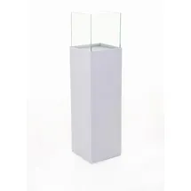 Vivanno Windlicht-Säule 25 x 25 x 100 cm Weiß