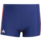 Adidas Colorblock Swim Boxer-Badehose Dark Blue / Pure Ruby / Lucid Red L