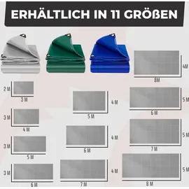 Rotfuchs Premium Abdeckplane grau 400 x 700 cm