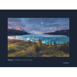 KUNTH Monats-Wandkalender Farben der Erde 2026