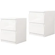 Hti-Living Nachtschrank Kenji Hochglanz 2er-Set