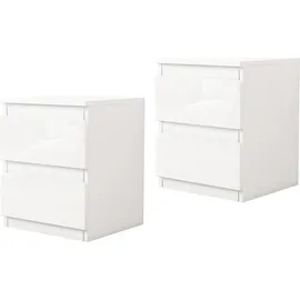Hti-Living Nachtschrank Kenji Hochglanz 2er-Set