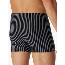SCHIESSER Retro Short / Pant gestreift blau / schwarz XXL 6er Pack